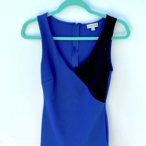 Never worn blue Guess colour block mini dress